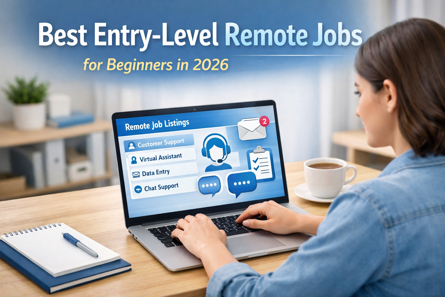 Best Entry-Level Remote Jobs for Beginners in 2026
