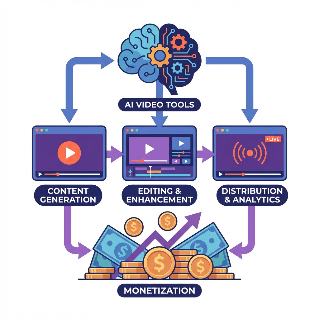 How to Make Money with AI Video Tools: A Beginner’s Guide
